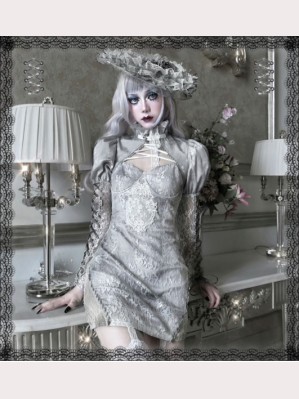 Rose Funeral Gothic Dress JSK by Blood Supply (BSY26)